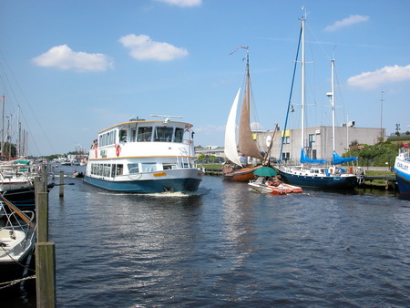 Vaartocht over de Randmeren richting de Hanzestad Kampen